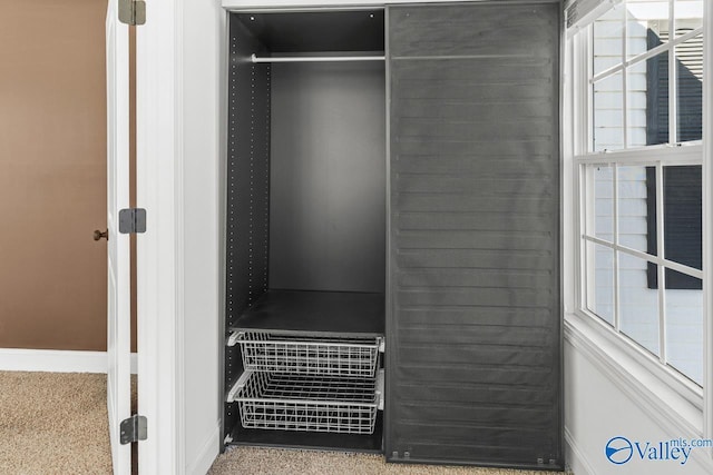 view of closet