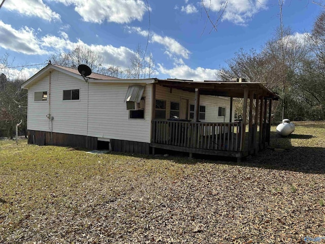 view of rear view of house