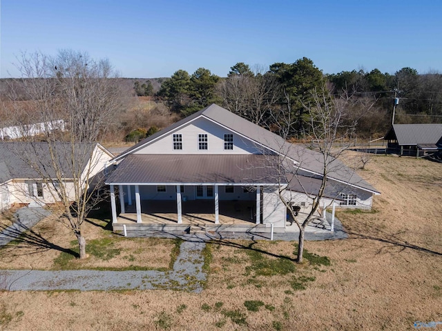 view of rear view of property