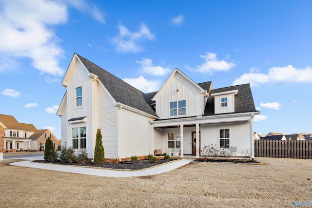 147 Pembridge Ln, Madison, AL 35756 - modern farmhouse with board and batten siding and a porch