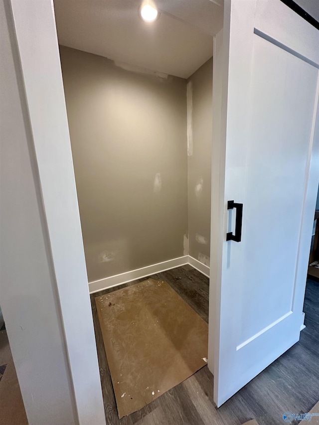 room details featuring hardwood / wood-style flooring