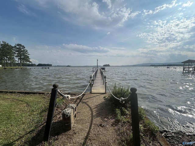 1165 Sunset Dr, Leesburg, AL 35983 - dock with a water view