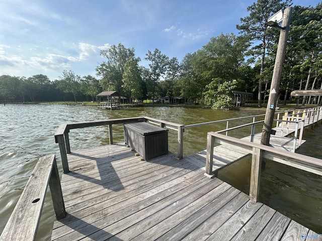 1165 Sunset Dr, Leesburg, AL 35983 - dock featuring a water view