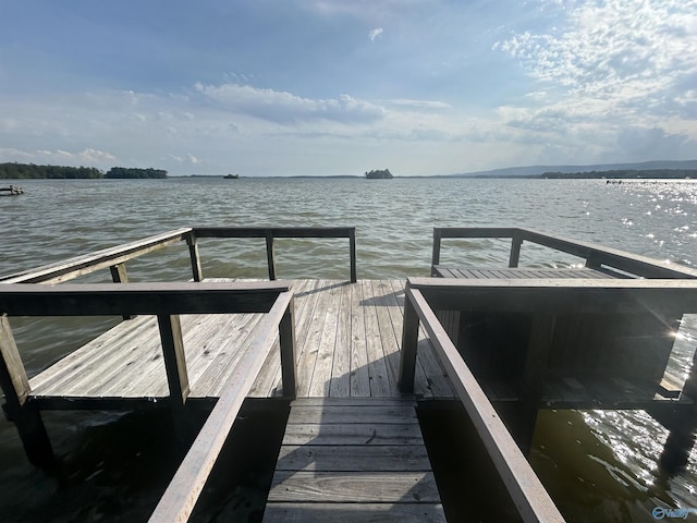 1165 Sunset Dr, Leesburg, AL 35983 - dock area with a water view
