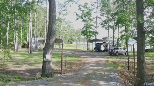 1165 Sunset Dr, Leesburg, AL 35983 - view of dirt / gravel road with a gated entry