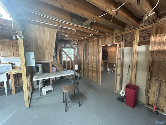 1165 Sunset Dr, Leesburg, AL 35983 - below grade area with stairway