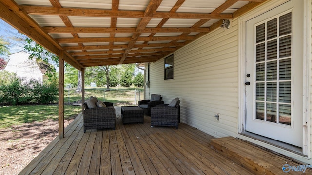 view of deck