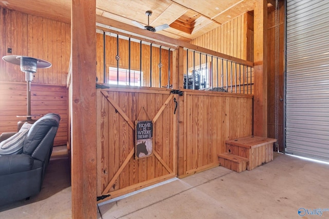 view of horse barn