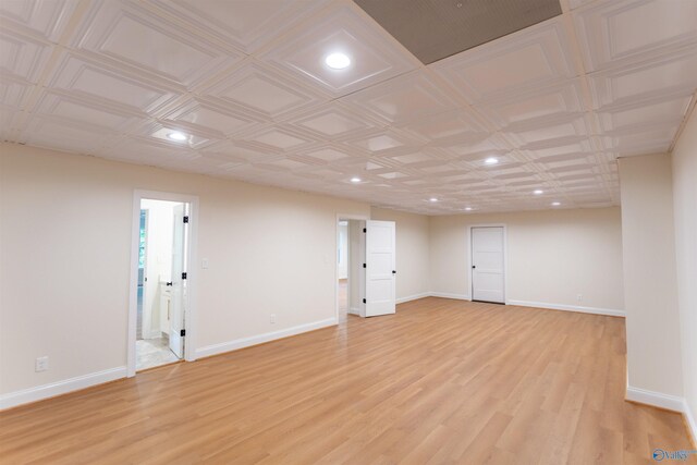 interior space featuring light hardwood / wood-style floors