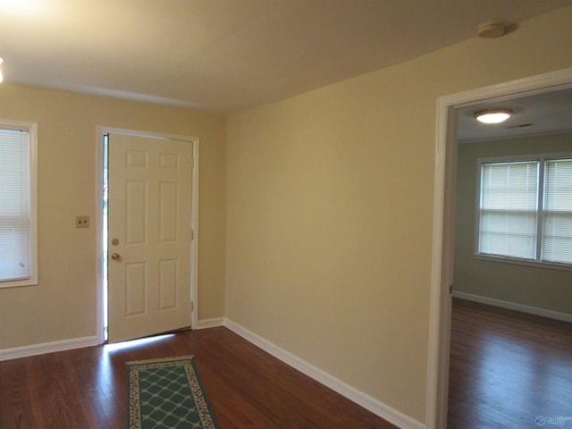 3201 Holmes Ave, Huntsville, AL 35816 - foyer featuring dark wood-type flooring