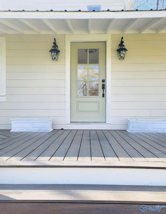 3635 Buck Island Dr, Guntersville, AL 35976 - property entrance featuring covered porch