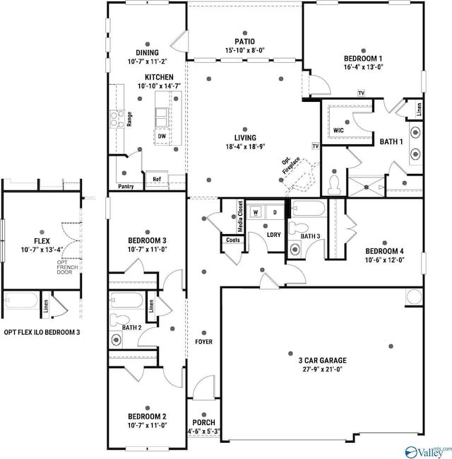 307 Wraywood Rd, Huntsville, AL 35810 - view of property floor plan