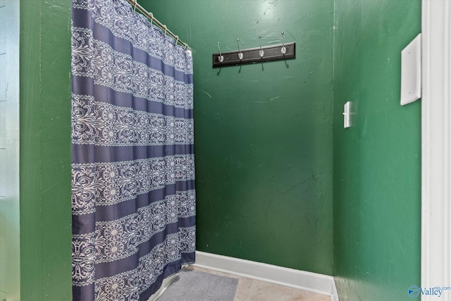 bathroom featuring tile patterned floors