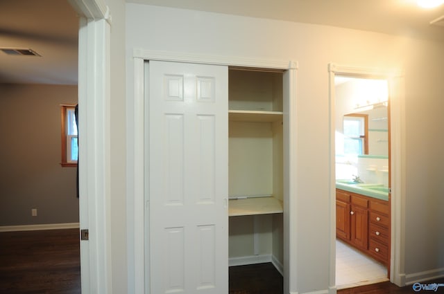 view of closet