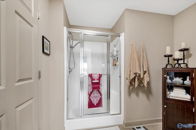 12100 Two Rivers Dr Phi, Phi, Athens, AL 35611 - bathroom with a shower stall and baseboards