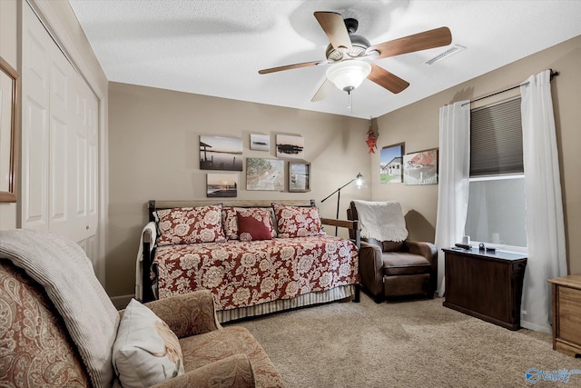 12100 Two Rivers Dr Phi, Phi, Athens, AL 35611 - carpeted bedroom featuring a closet and a ceiling fan
