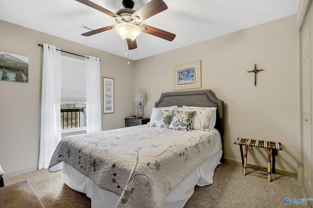 12100 Two Rivers Dr Phi, Phi, Athens, AL 35611 - bedroom with carpet floors and ceiling fan