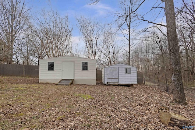 view of outbuilding