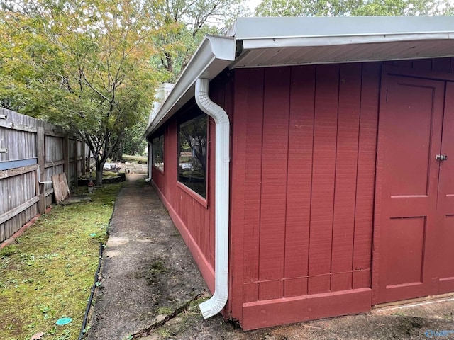 view of side of property