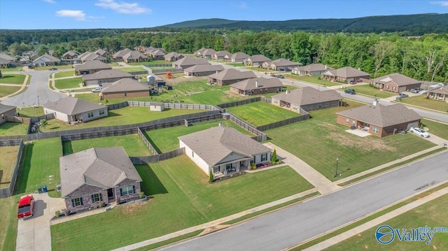 266 Dinner Tree Sq, Huntsville, AL 35811 - aerial view of residential area with a forest