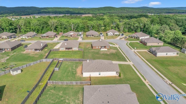 266 Dinner Tree Sq, Huntsville, AL 35811 - aerial overview of property's location featuring nearby suburban area and a forest