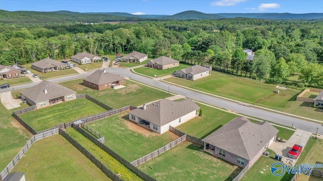 266 Dinner Tree Sq, Huntsville, AL 35811 - aerial perspective of suburban area featuring a heavily wooded area