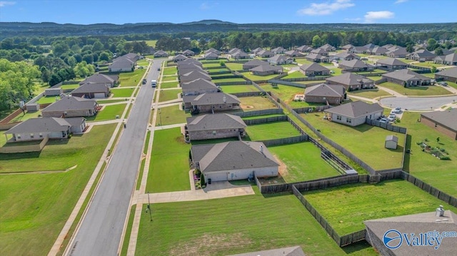266 Dinner Tree Sq, Huntsville, AL 35811 - aerial perspective of suburban area featuring mountains