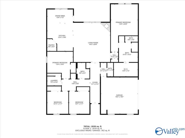 266 Dinner Tree Sq, Huntsville, AL 35811 - home floor plan