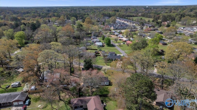 1228 W Market St, Athens, AL 35611 - bird's eye view with a residential view and a wooded view