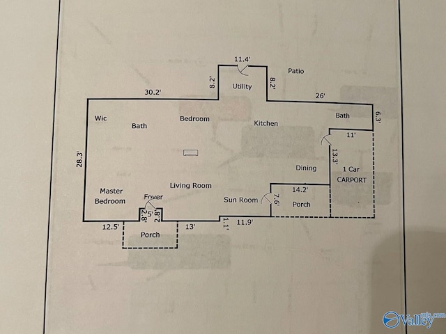 1228 W Market St, Athens, AL 35611 - view of layout