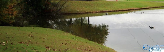 view of water feature