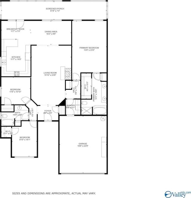 15037 SE Ashmont Blvd, Huntsville, AL 35803 - view of home floor plan