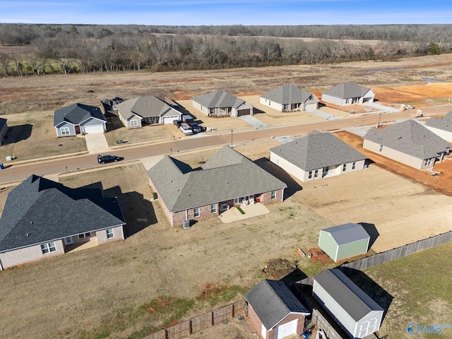 birds eye view of property featuring a residential view