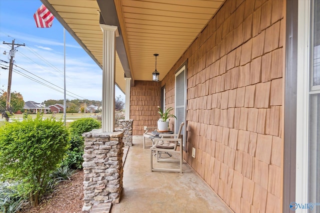 view of patio