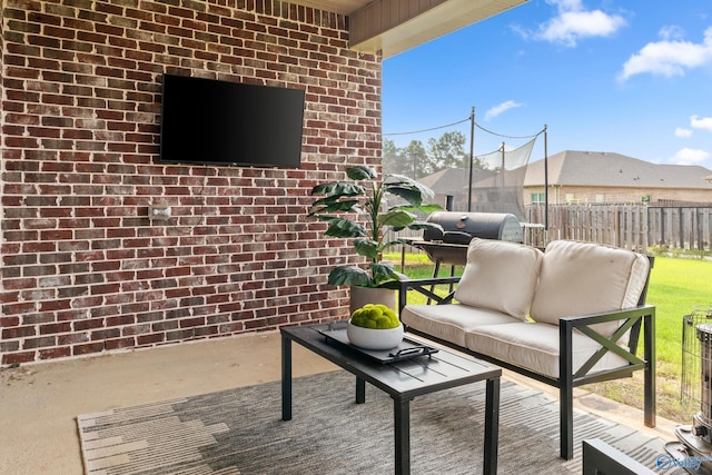 107 Sunlit Grove Dr, Harvest, AL 35749 - view of patio / terrace with an outdoor living space