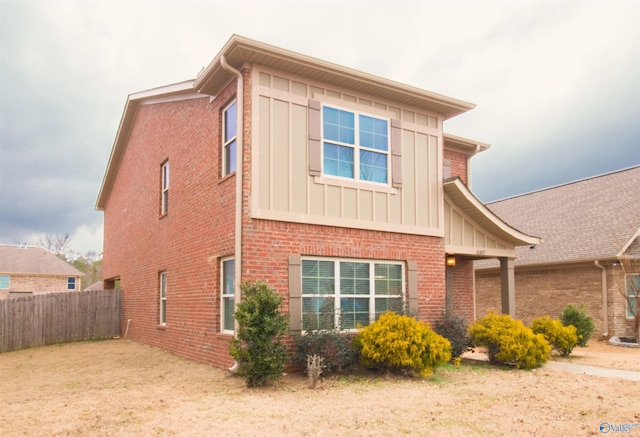 view of home's exterior