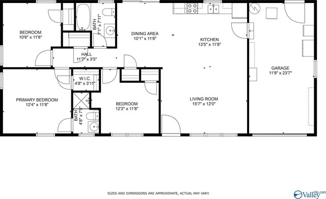 1108 Danmann Dr SE, Huntsville, AL 35803 - home floor plan