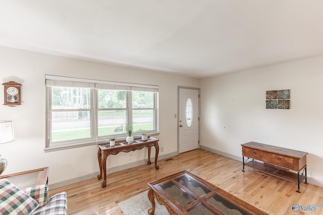 1108 Danmann Dr SE, Huntsville, AL 35803 - living area featuring light wood finished floors and baseboards