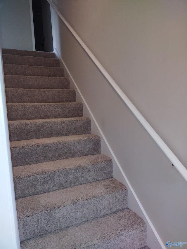 view of stairs