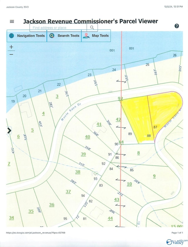 638 Monte Sano Dr, Scottsboro AL, 35769 land for sale