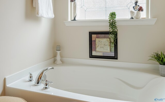 bathroom with a bathtub