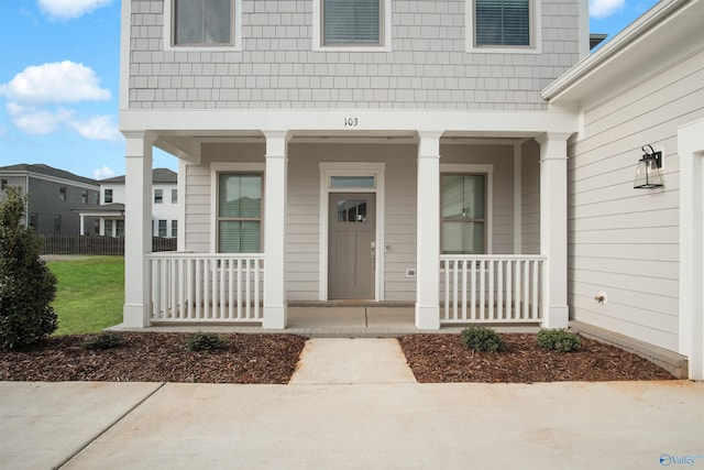 106 Kite Cir, Madison, AL 35756 - view of exterior entry with covered porch
