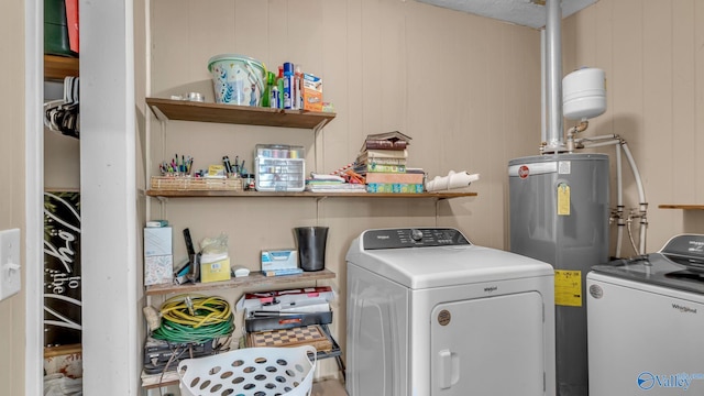 111 Althea St, Gadsden, AL 35904 - washroom with independent washer and dryer and water heater