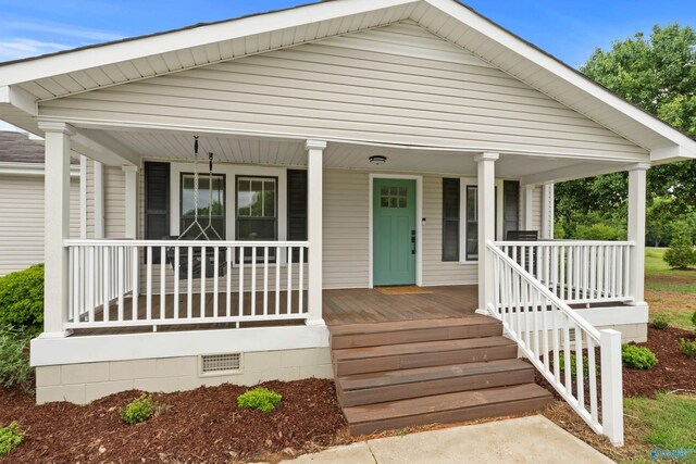 265 Dorning Rd, Harvest, AL 35749 - bungalow-style house featuring a porch and crawl space