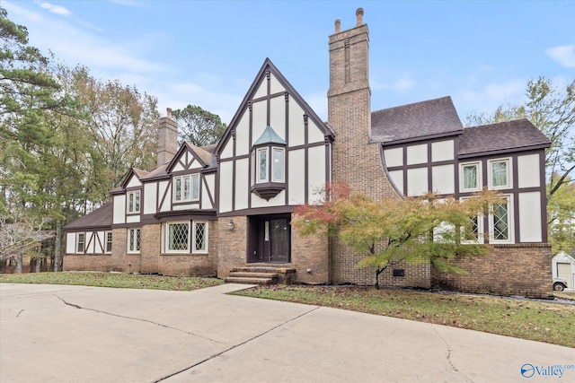 view of tudor house