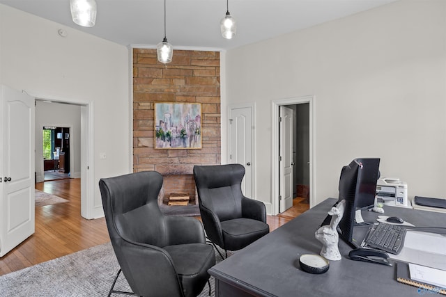 702 5th Ave SE, Cullman, AL 35055 - home office featuring light wood finished floors and baseboards
