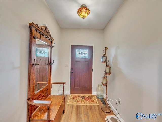 591 Nix Rd, Hazel Green, AL 35750 - entrance foyer with plenty of natural light, wood finished floors, and baseboards