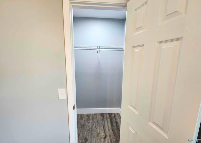 view of closet