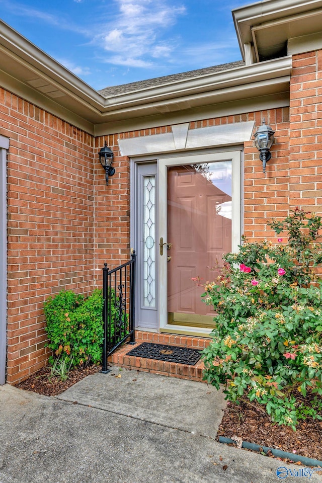 view of property entrance