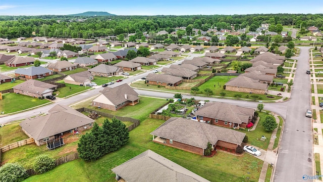 birds eye view of property featuring a residential view